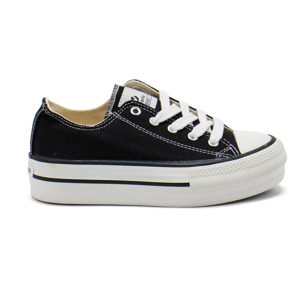 Victoria - Girls' Tribu Canvas Platform Trainers Shoes