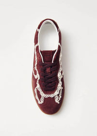 Alohas - Women's Crochet Leather Sneakers