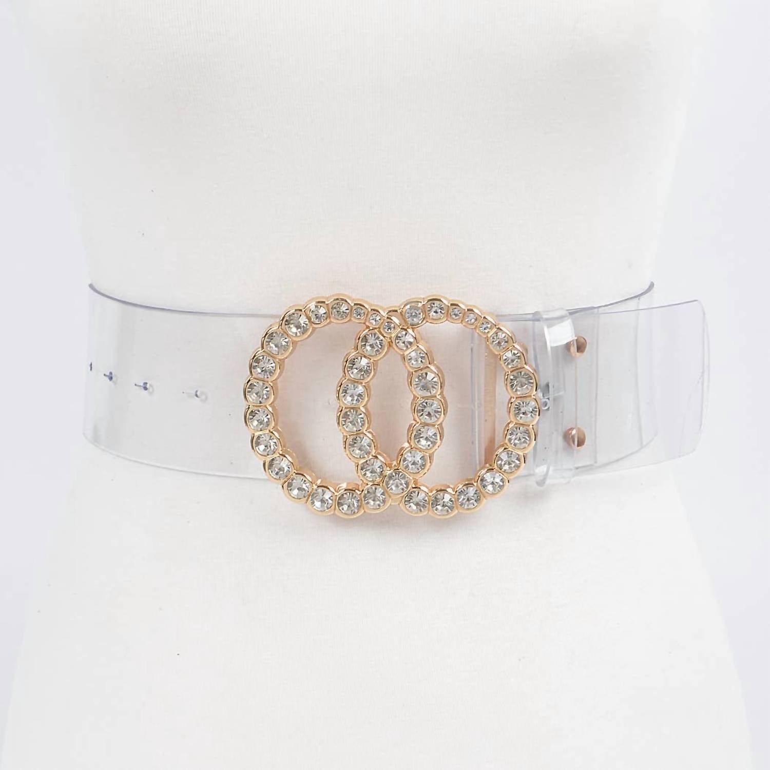 3Am By H&D Accessories - Women's Transparent Pvc Waist Belt