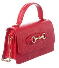 Isabella Rossetti Women's Matilda Leather Crossbody Bag in red - women's bag - alternate view