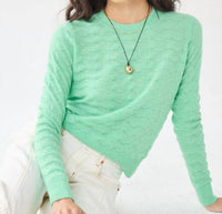 Autumn Cashmere - Wavy Pointelle Sweater