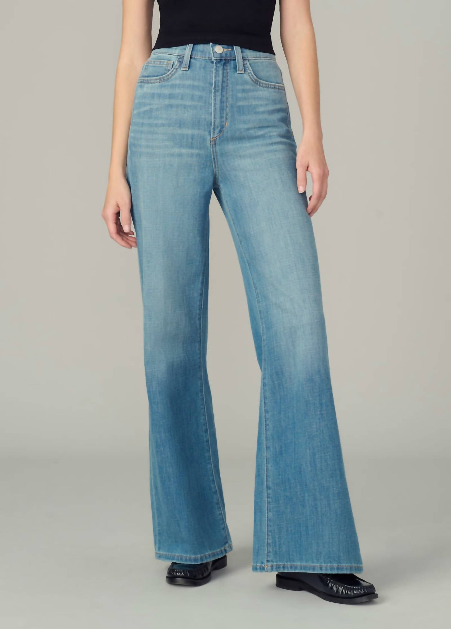Joe'S Jeans - Mia High Rise Wide Leg Petite Jeans