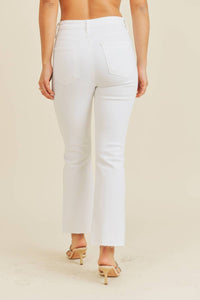Just Black Denim - Tonal Crop Flares Pants