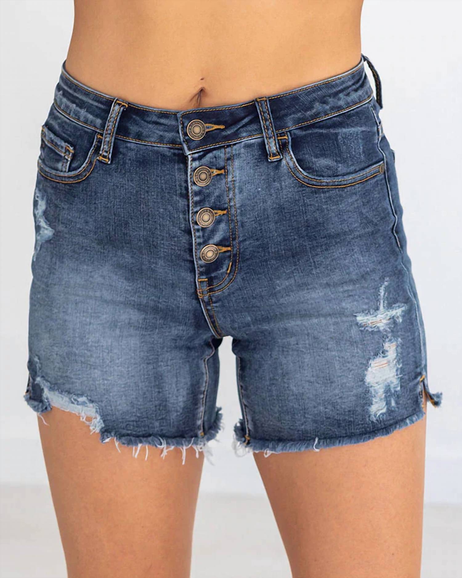 Grace And Lace - Repurposed Button Fly Shorts