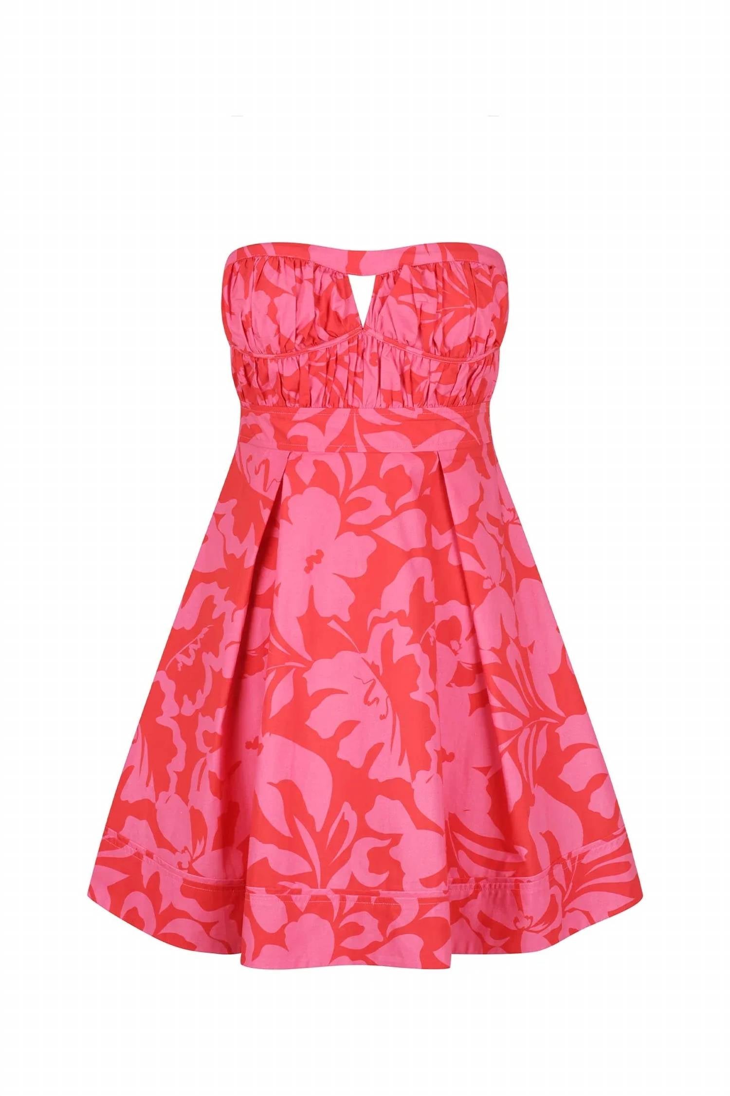 Shona Joy - Antonia Strapless Bustier Mini Dress