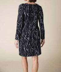 Habitat - Cozy Rib Wavy Dots Artist Dress