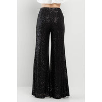 The Sang - Wide Leg Sequin Pant