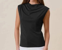 Able - Cowl Neck Jersey Top