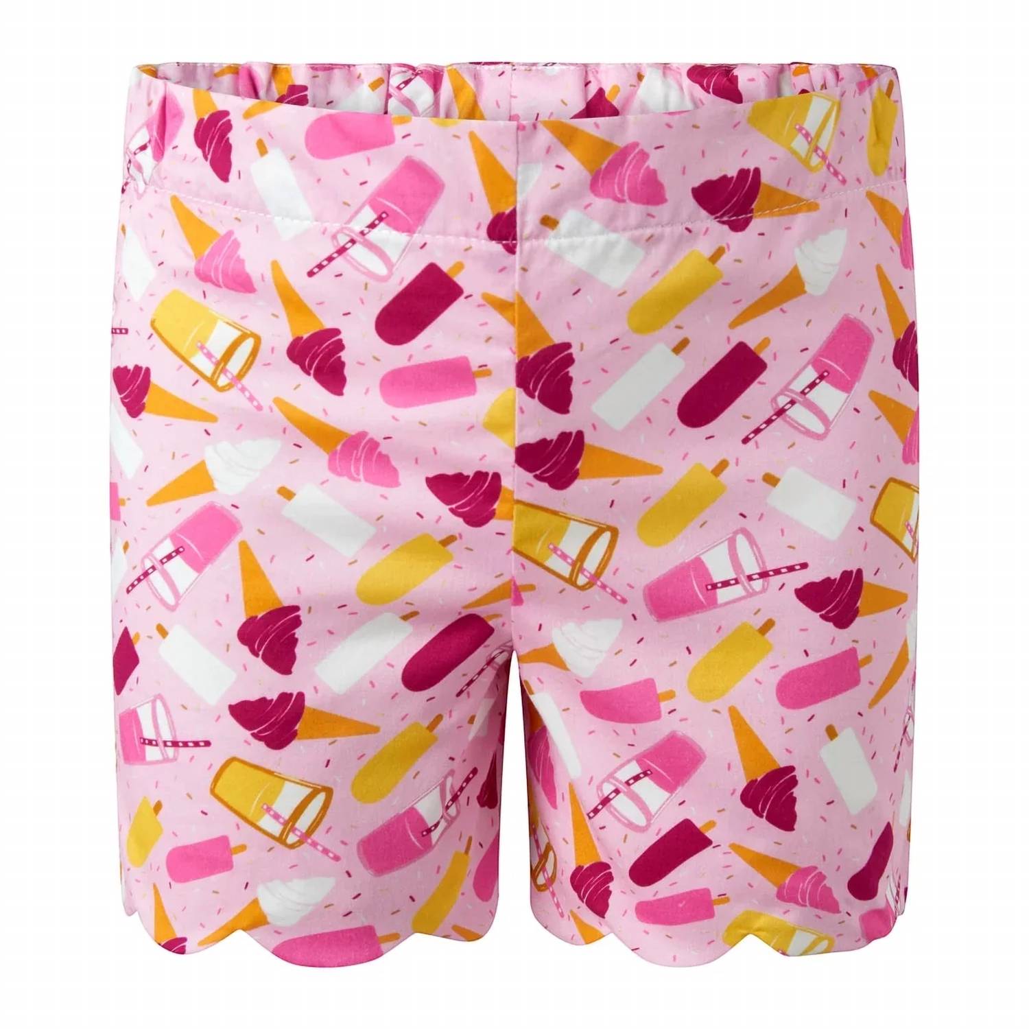 Rachel Riley - Girls Ice Cream Scalloped Short Set