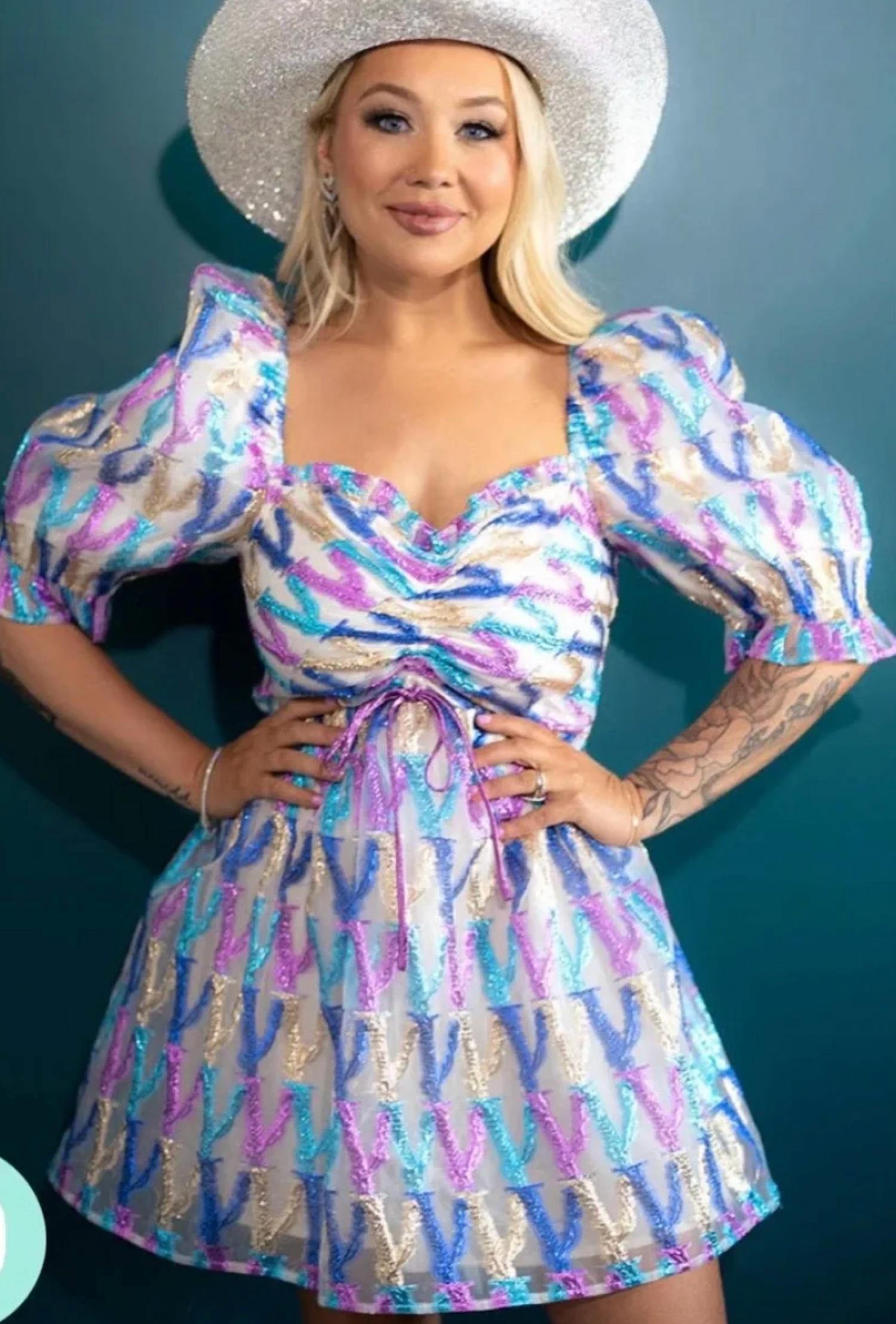 Buddylove - Colby Puff Sleeve Mini Dress