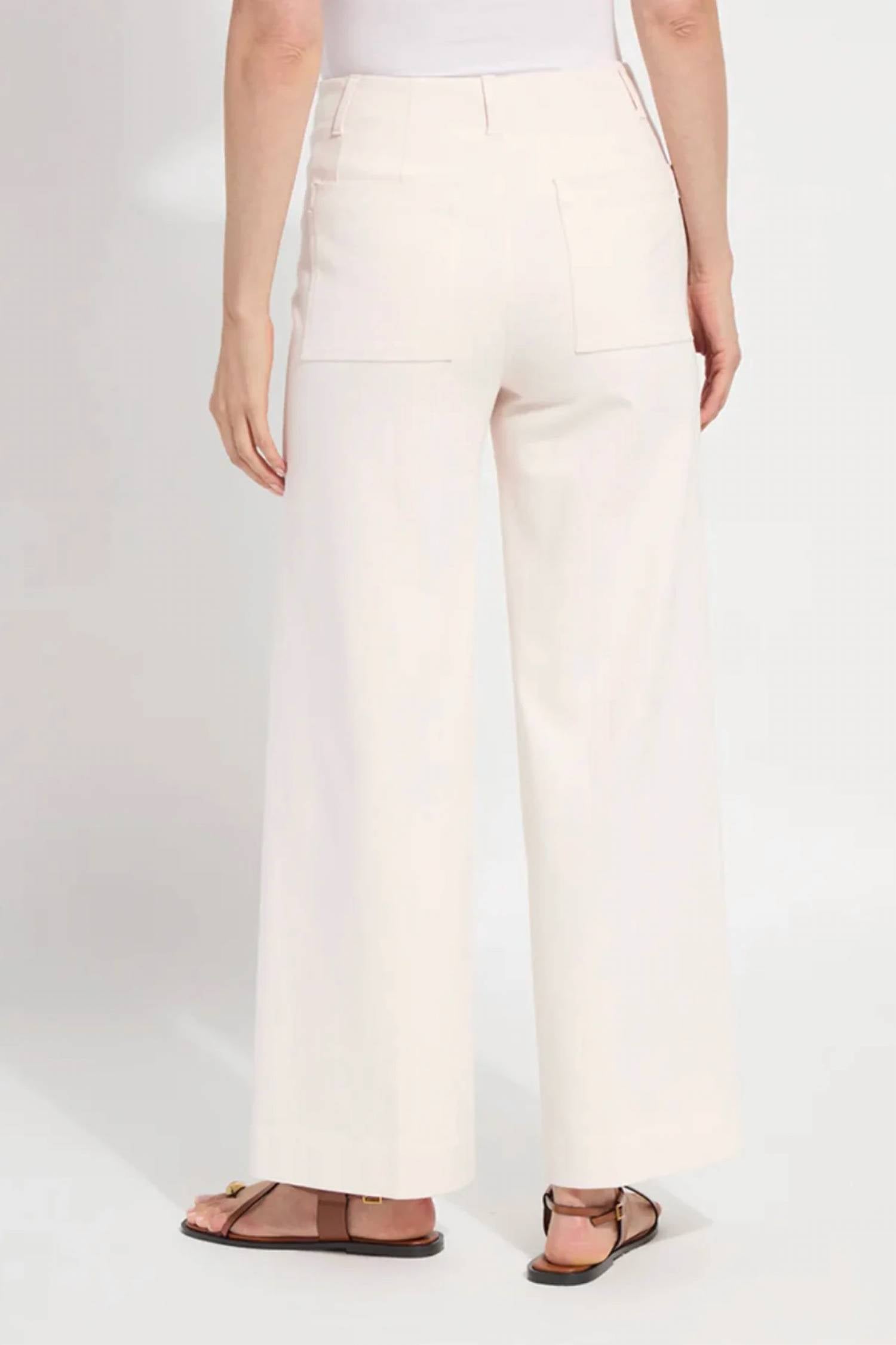 Lysse - Nova High Waist Pintuck Wide Leg Jeans