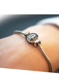 Mikelart - Women's Bracciale Pandora Charm Chunky Bracelet