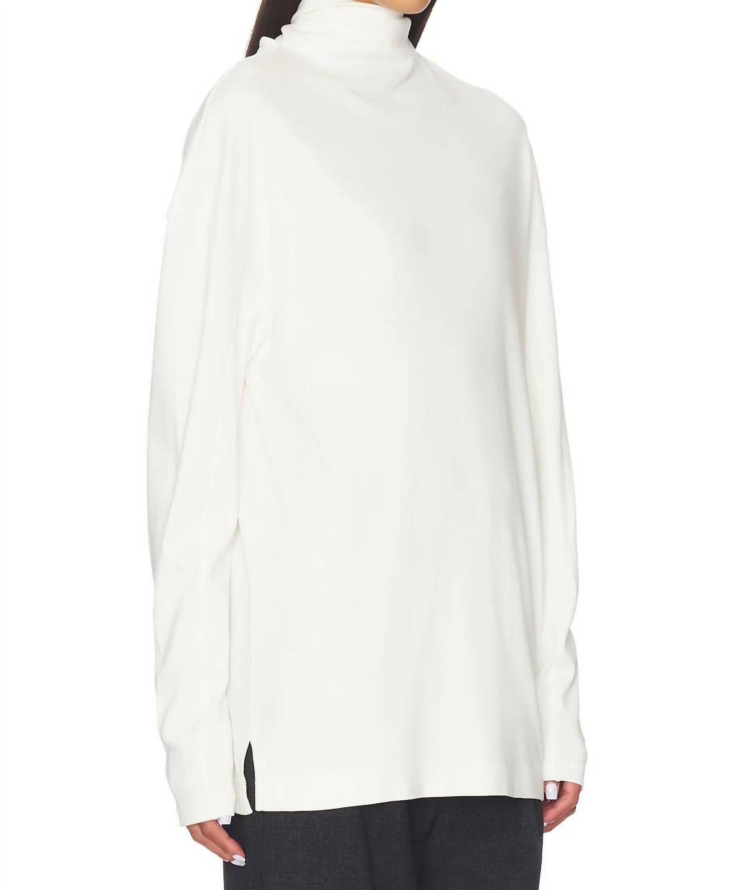 Eaves - Lene Tie Neck Tee