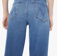 Mother High Waisted Bookie Sneak Bootcut Jeans in knick knack paddy whack - women's jeans - alternate view