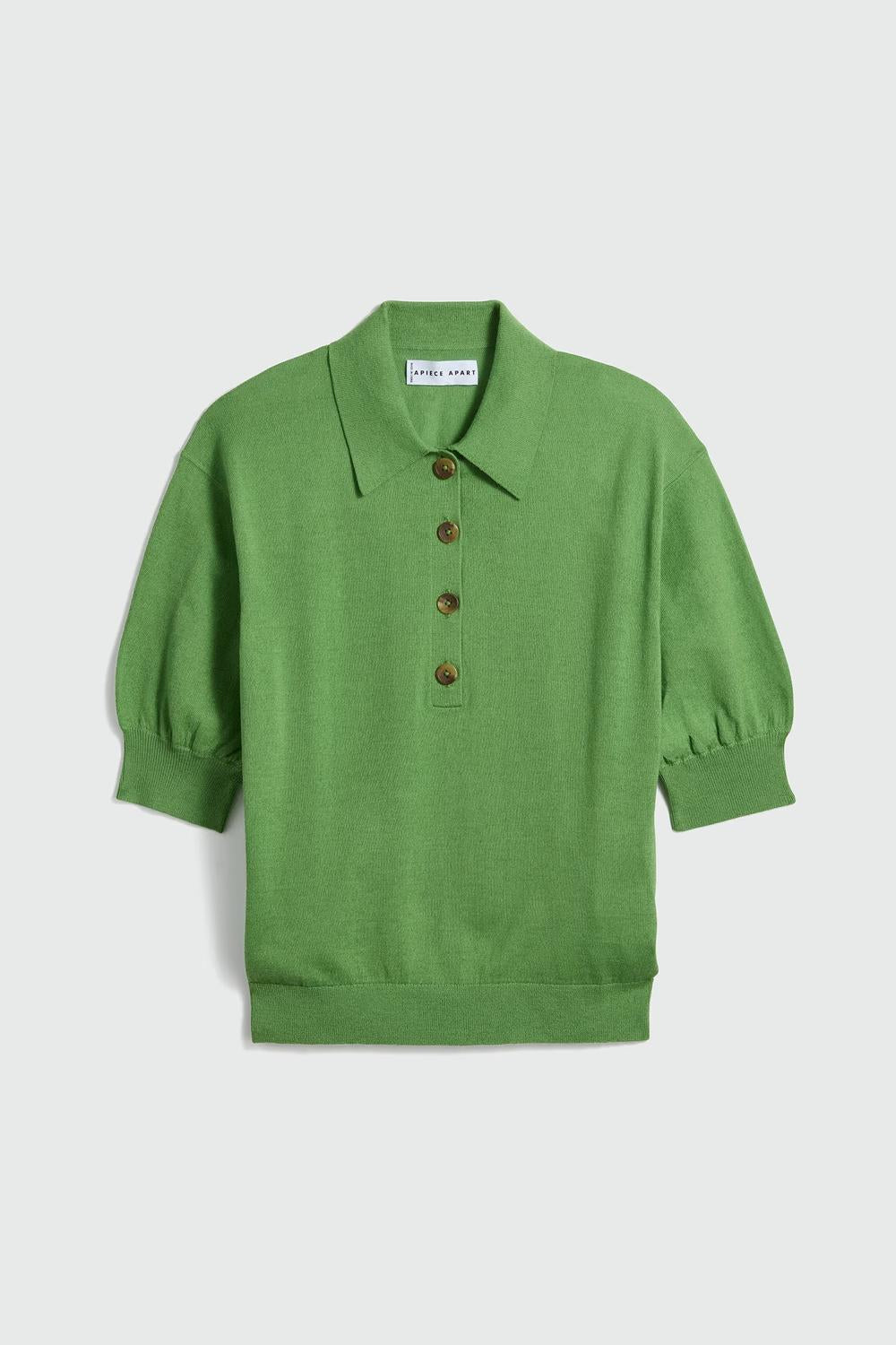 Apiece Apart - Oda Elbow Sleeve Polo