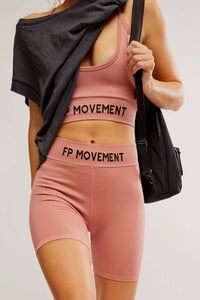 Free People Long Haul Bike Short in petal - women's shorts