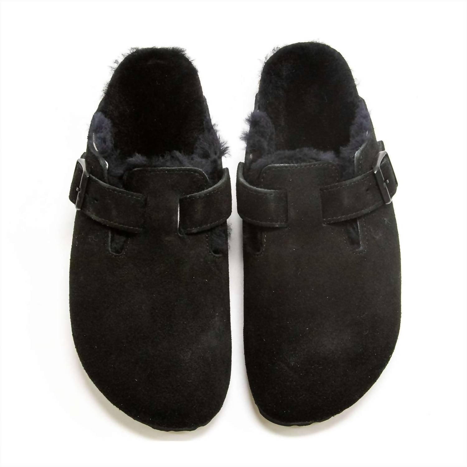 Birkenstock - Women's Boston Shearling Suede Clogs