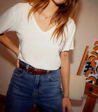 Nation Ltd - Phoenix Oversized V Neck Tee