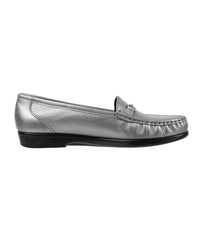 SAS Women's Metro-m Loafer in pewter - women's flats - detail view