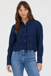 Dear John Denim - Miranda Embroidered Top