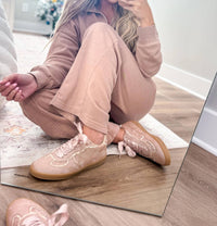 Miim - Women's Eleanor Satin And Lace Sneakers