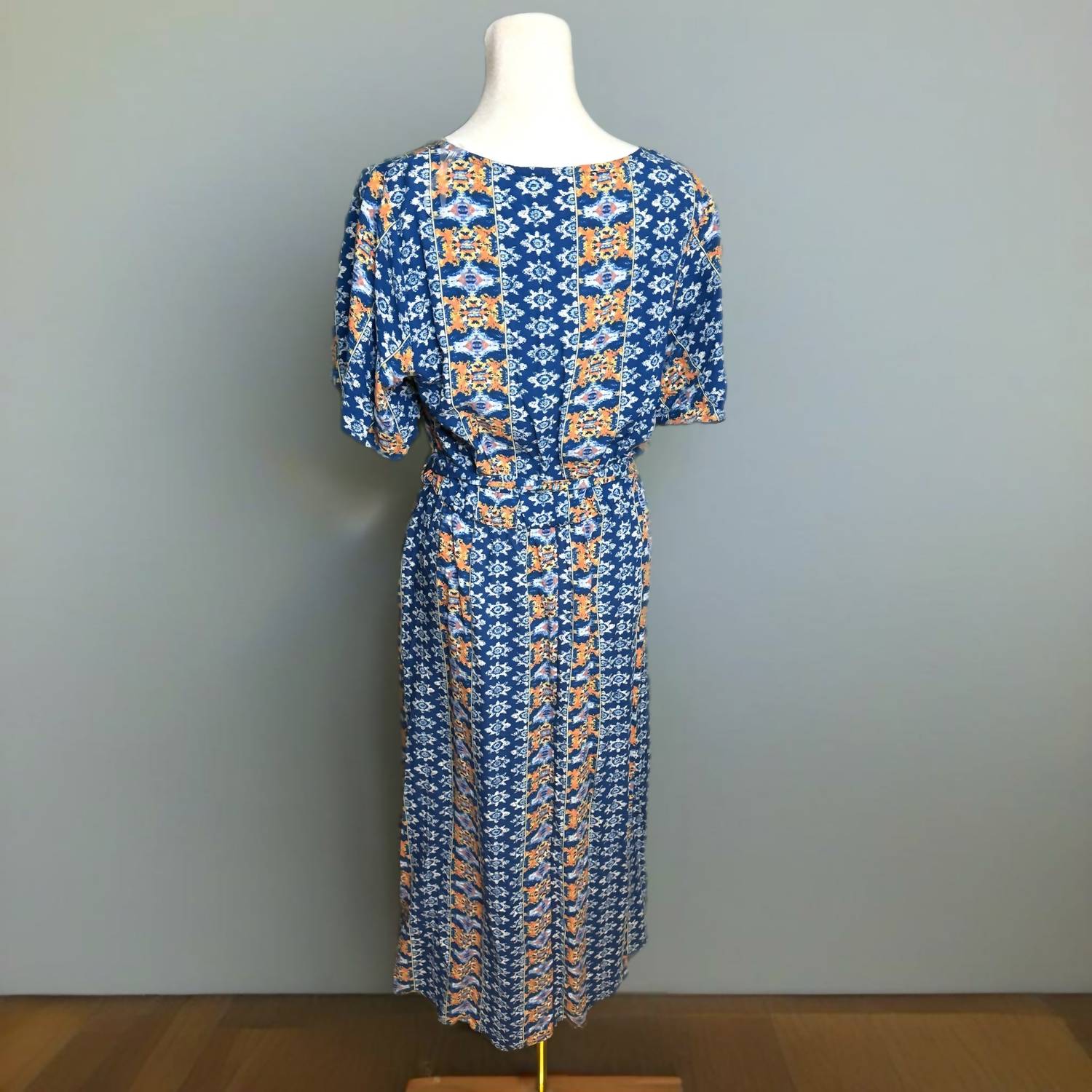 Haptics - Boho Print Surplice Midi Dress