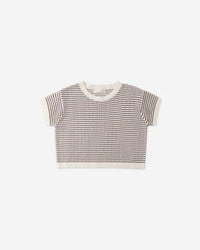 Rylee + Cru - Kid's Boxy Crop Knit Tee