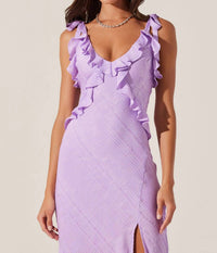 Astr - Sorbae Ruffle Maxi Dress