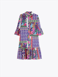 Vilagallo - Patchwork Mini Dress
