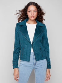 Charlie B - Faux Suede Jacket