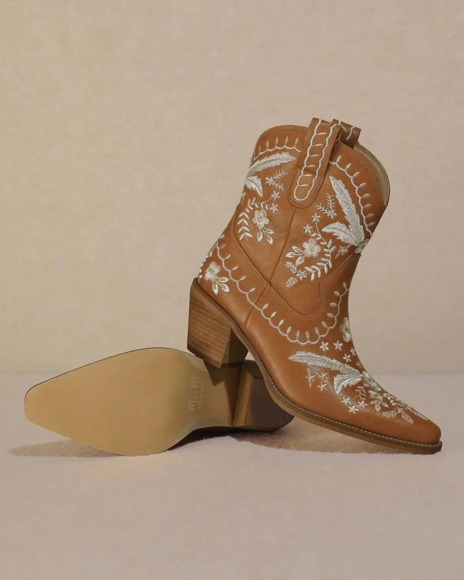 Miracle Miles - Corral Embroidered Western Booties