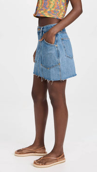Re/Done - Workwear Denim Skirt