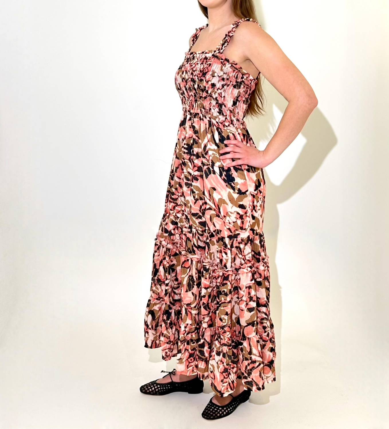 Bobi - Tiered Maxi Dress