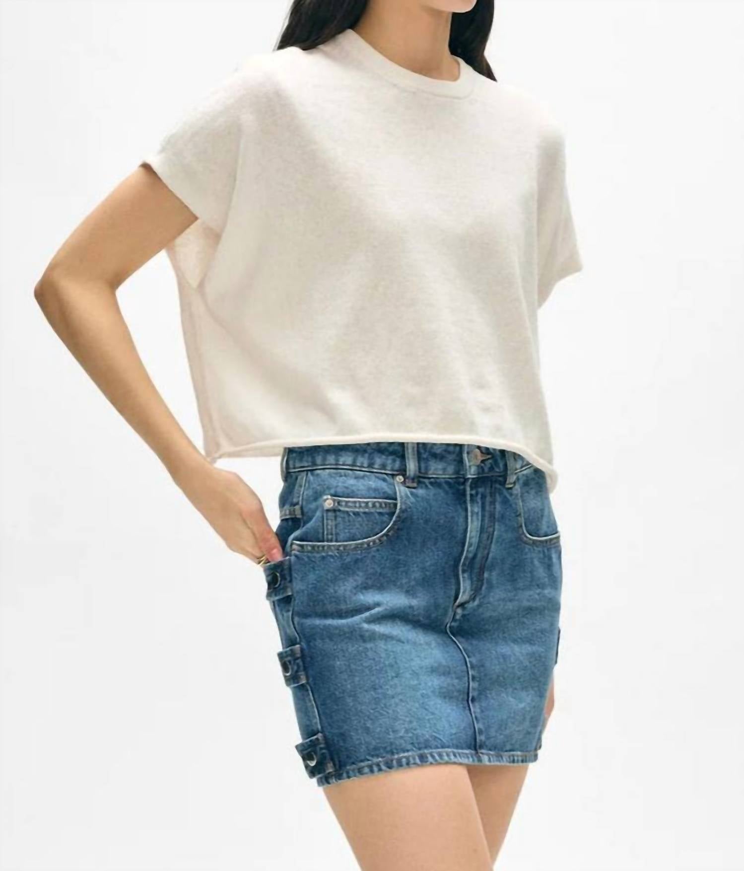 White + Warren - Organic Cotton Blend Easy T-shirt