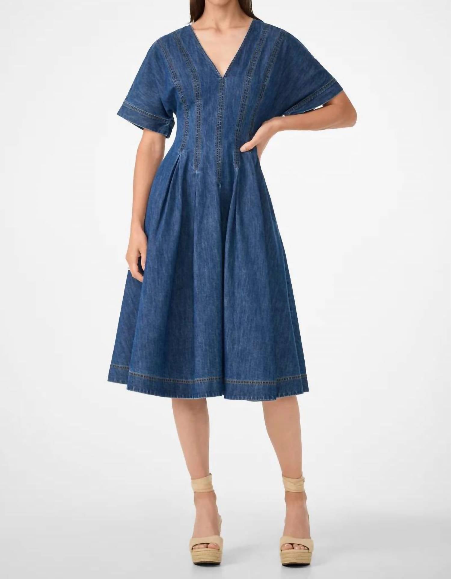 Trina Turk - Ashe 2 Short-sleeve Denim Dress