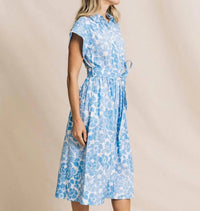 Southern Tide - Tinley Printed Belted Midi Shirtdress