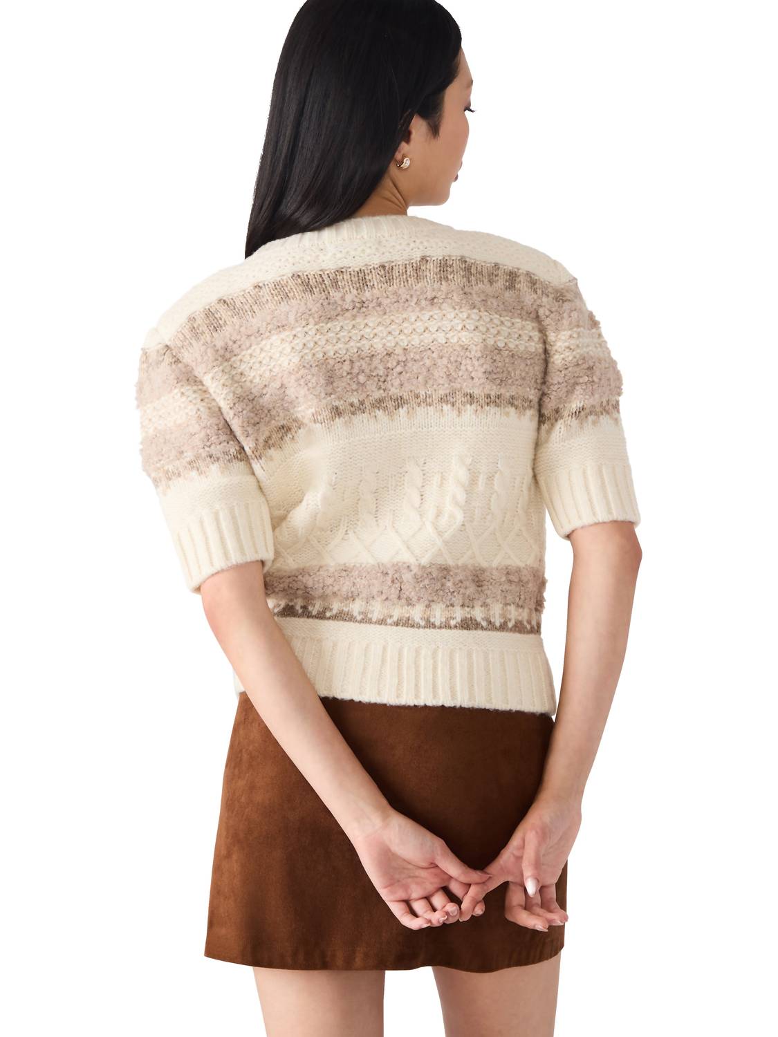 STEVE MADDEN Janae Cardigan in multi - women's cardigan - alternate view