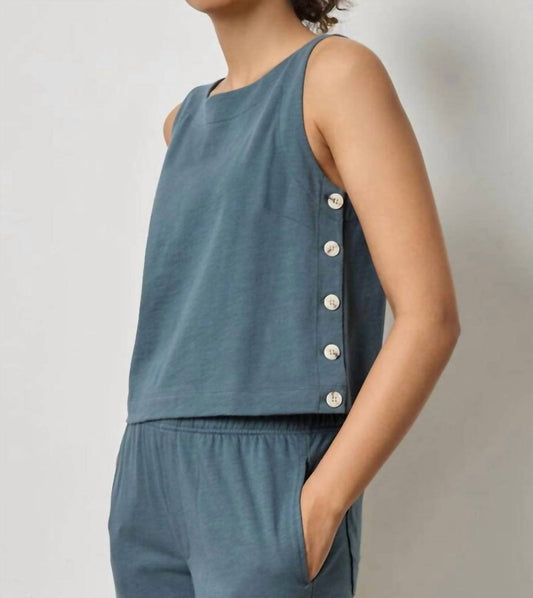 Lilla P - Side Button Tank Top