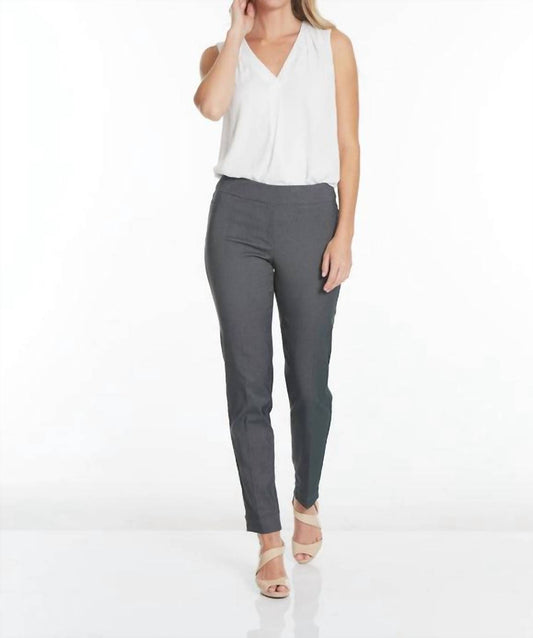 Slimsation By Multiples - Faux Pocket Ankle Pants