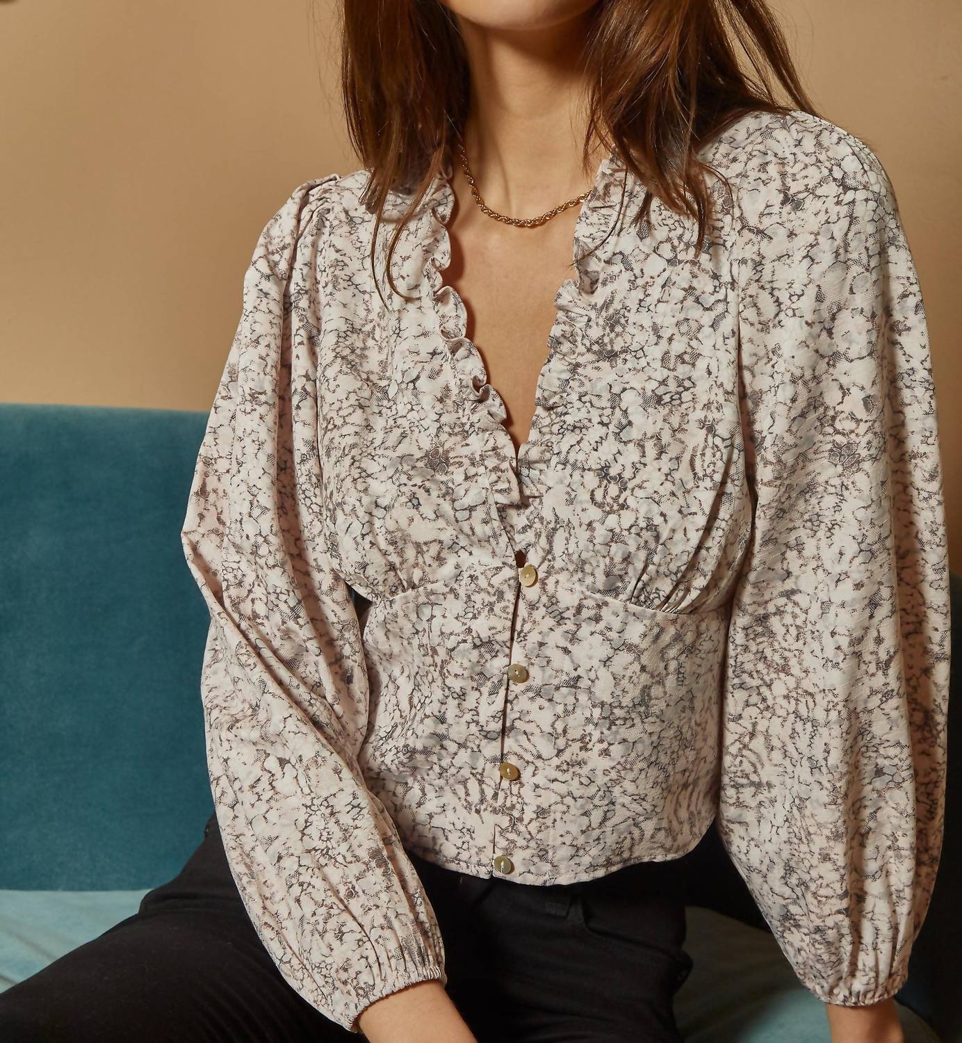 Self Contrast - Poppy Top