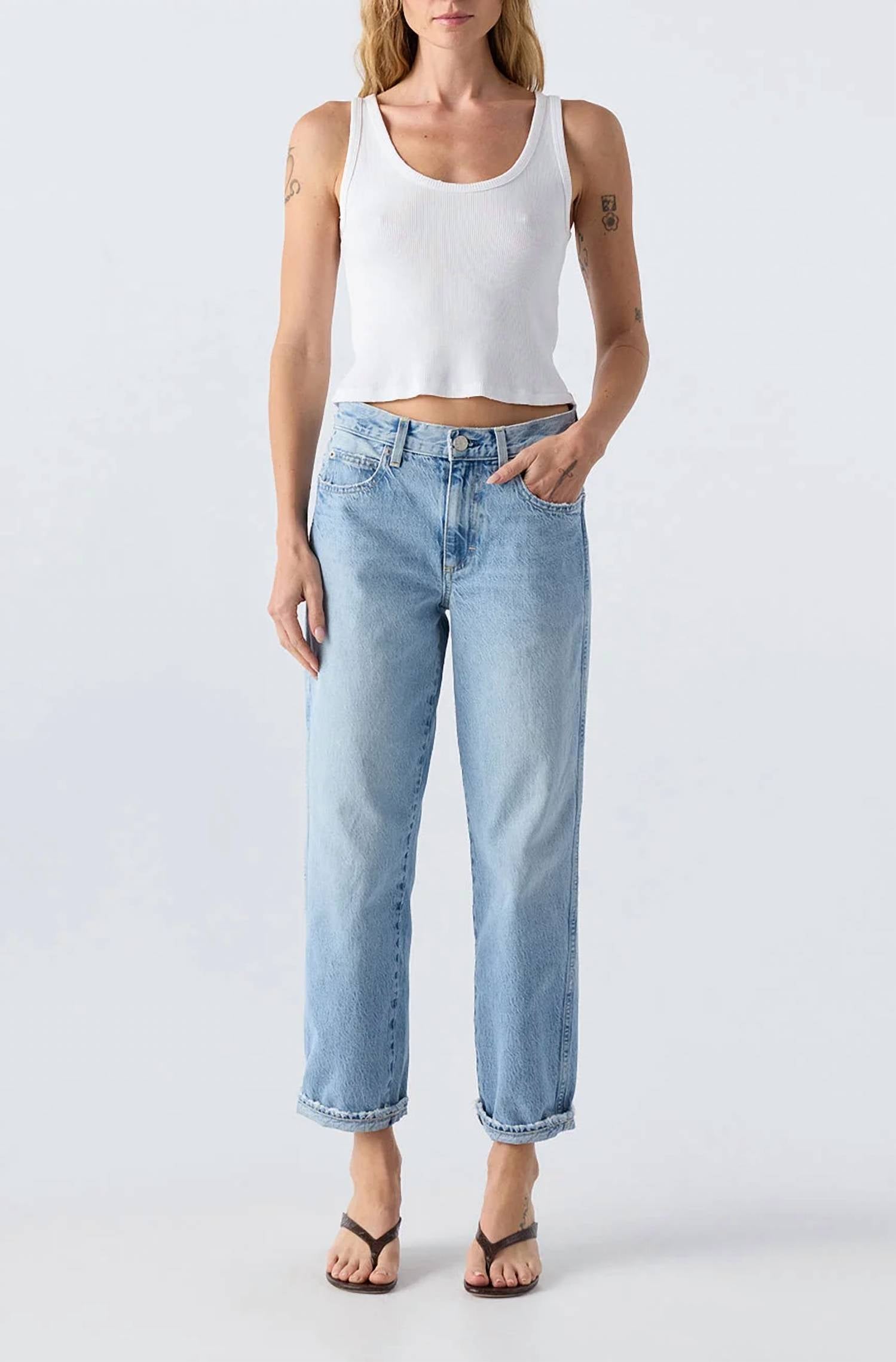 Amo - Velentina Straight Leg Jean