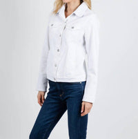 Tinta Style - Coralia Button Front Embroidered Jacket