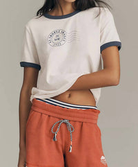 Sundry - Ringer Boxy St. Tropez Tee
