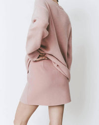 Sophie Rue Mirabeau Mini Skirt in rose - women's skirt - alternate view