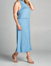 Emerald Collection - Halter Style Midi Jumpsuit