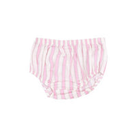 Angel Dear - Girl's Candy Stripe Smocked Ruffle Sundress And Diaper Cover