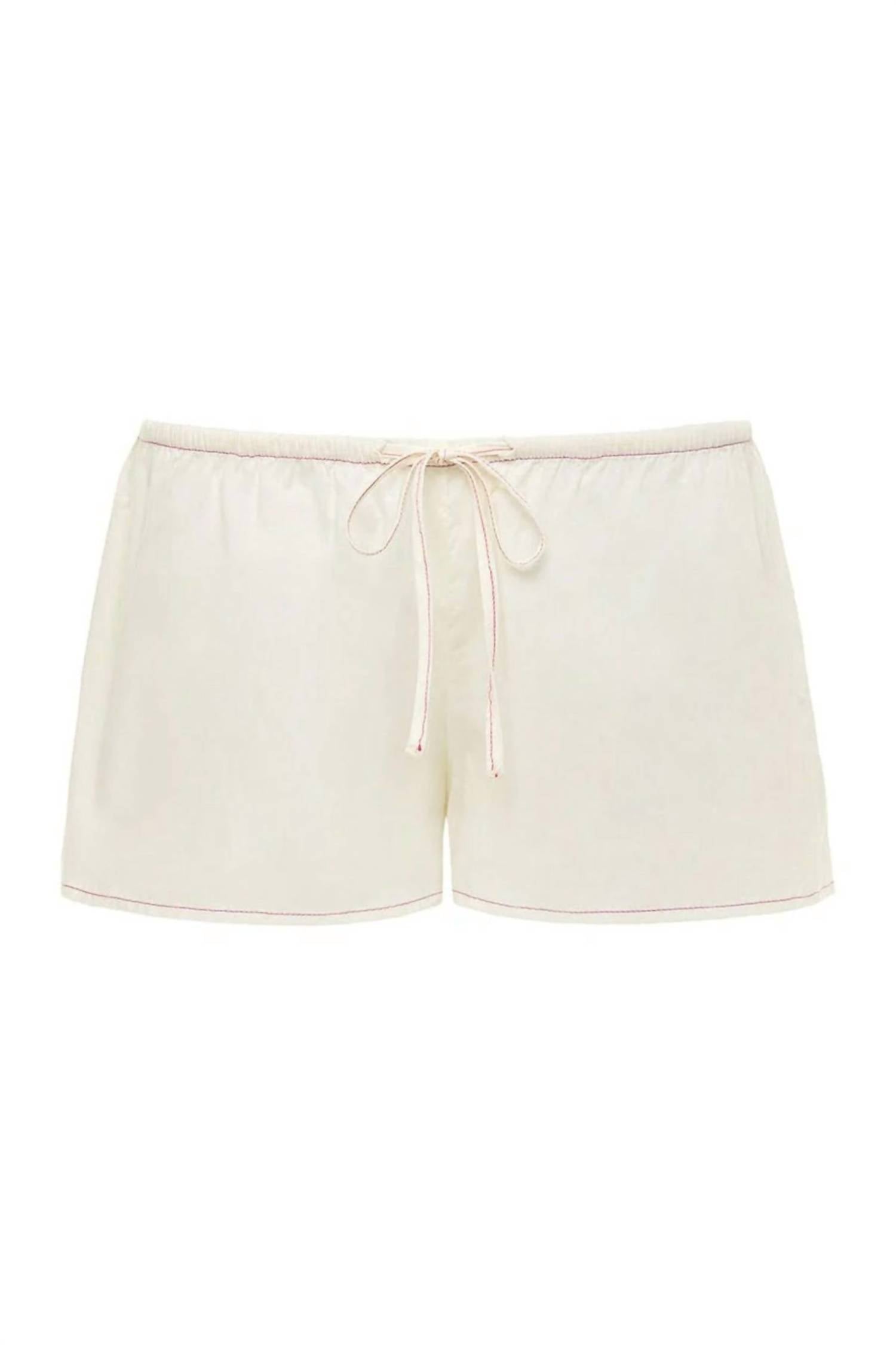 Montce - Stitch Low-rise Drawstring Short