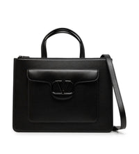 Valentino Garavani - V-Logo Leather Briefcase