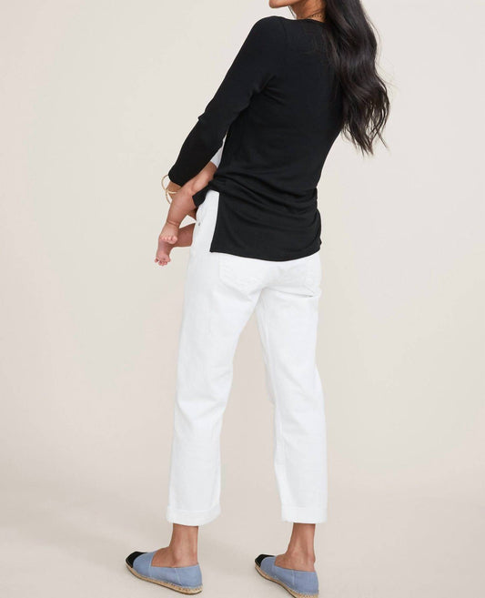 Hatch - Rib Nursing Henley Top