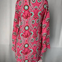 Garrie B - Long Sleeve Floral Mini Dress